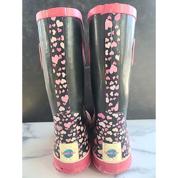 Splash Me Girls Adelina Rain Boots Size 6 - Picture 4 of 10